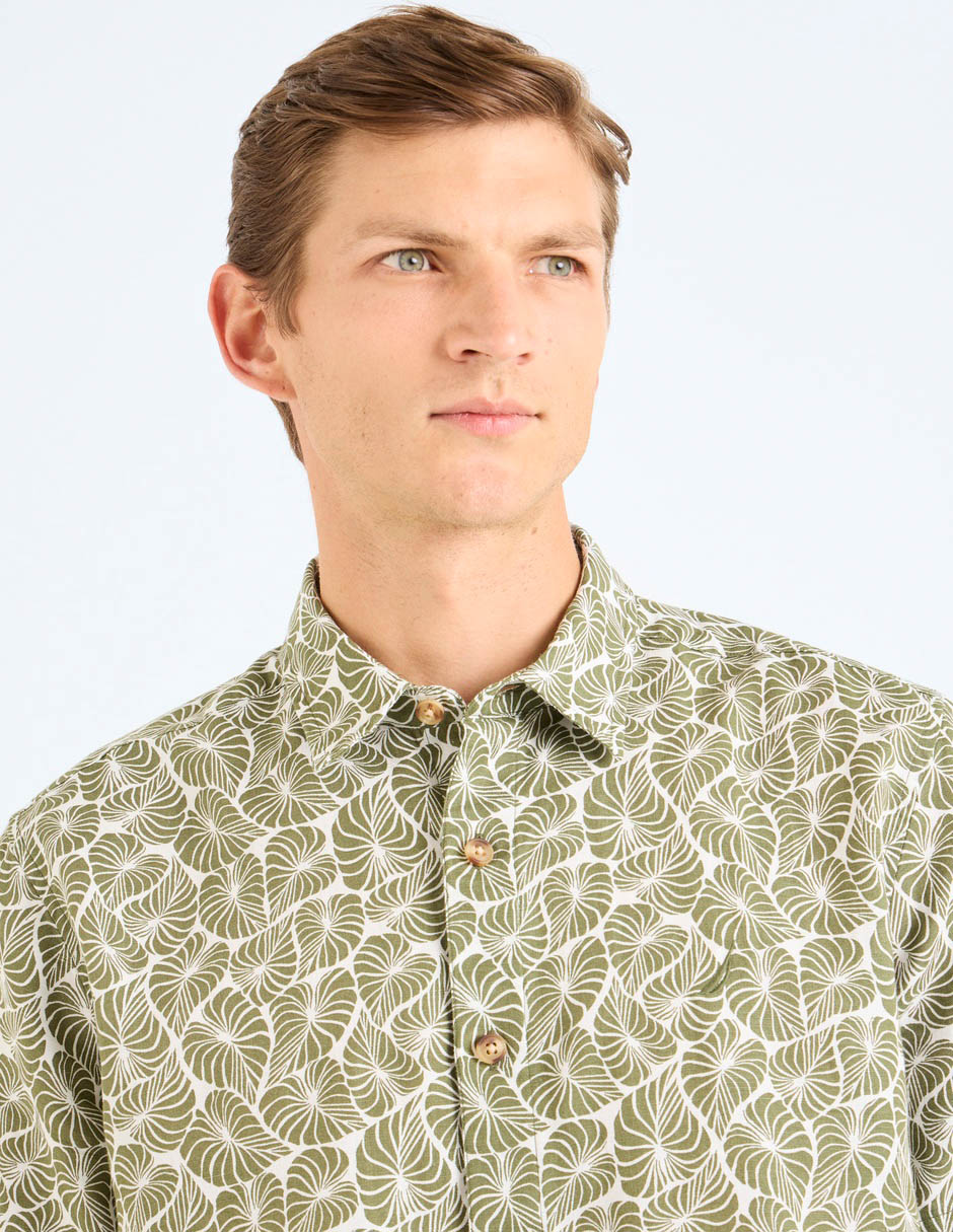 Camisa casual manga corta para hombre 4
