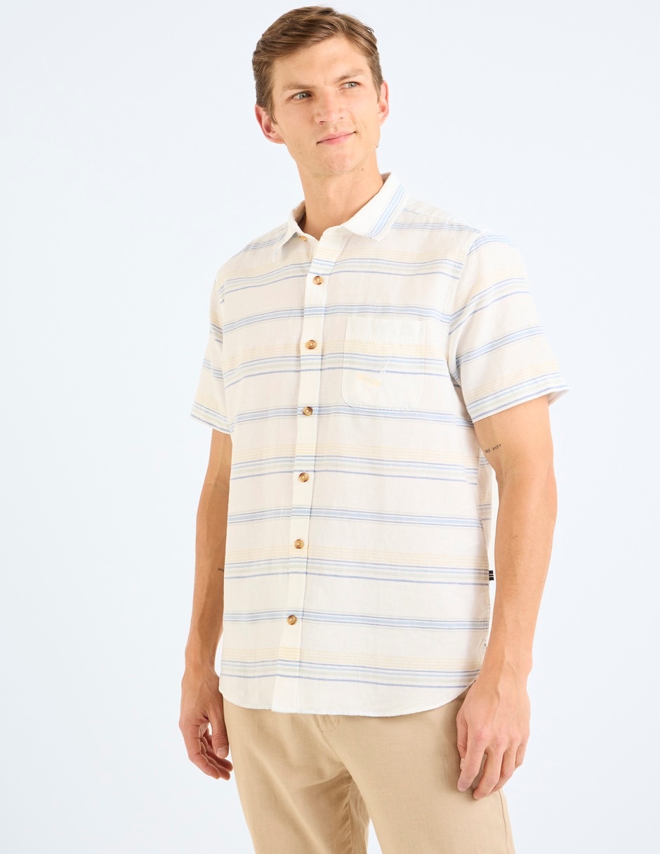 Camisa casual manga corta para hombre Camisa casual manga corta para hombre