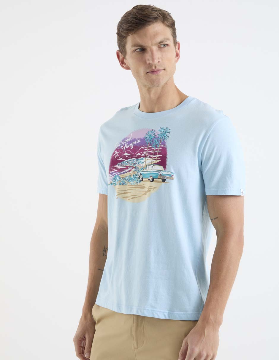 Playera cuello redondo para hombre 2