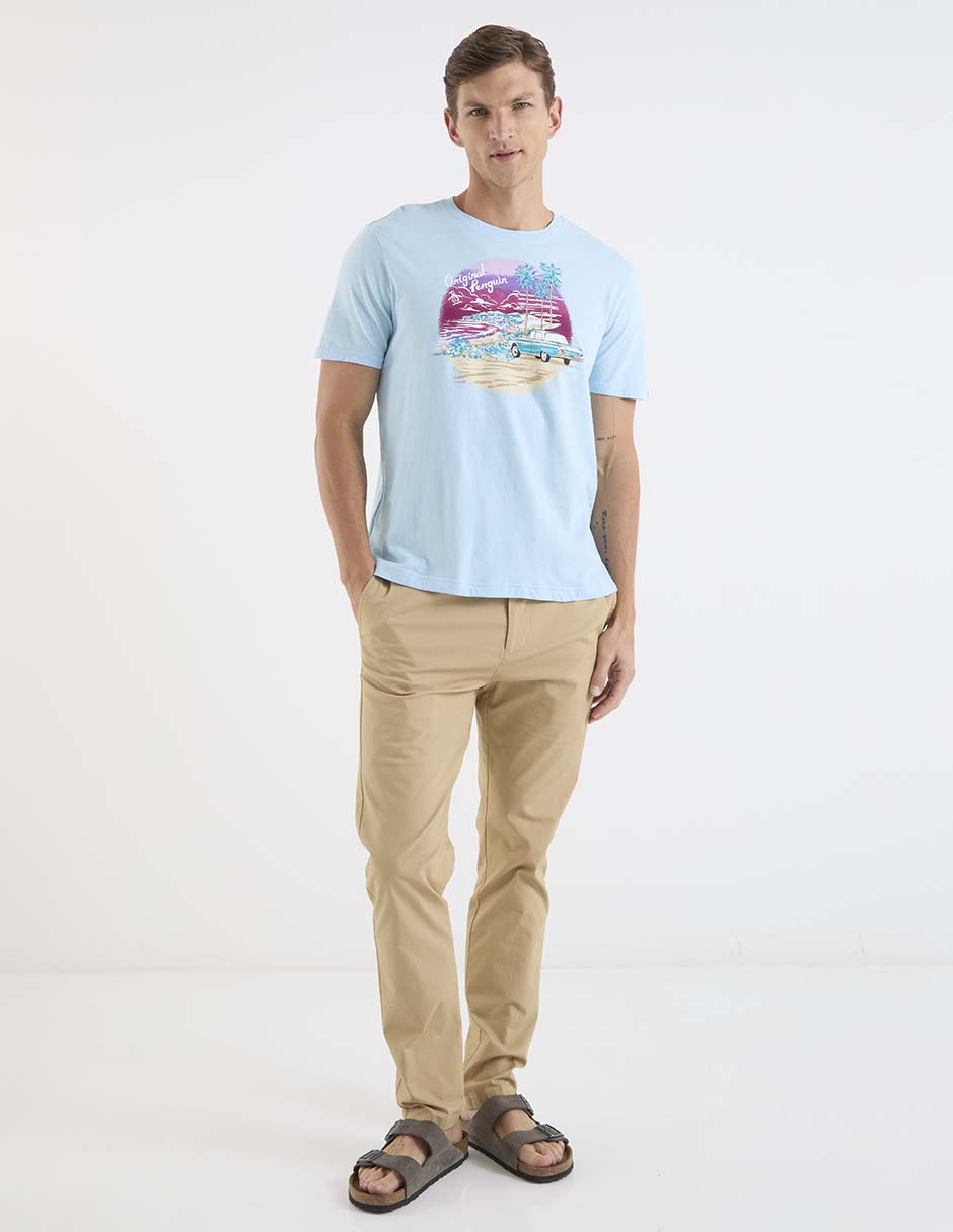 Playera cuello redondo para hombre 3
