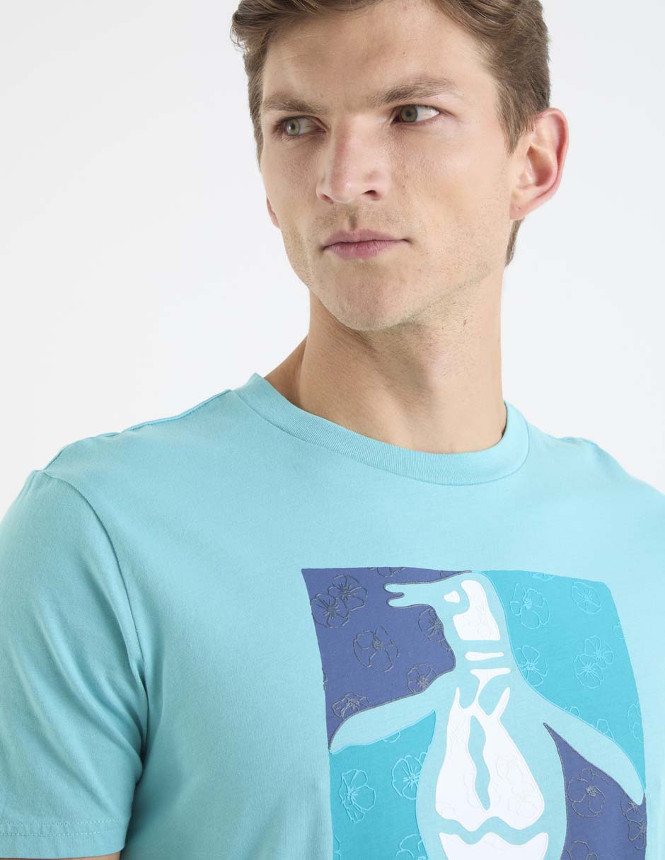 Playera cuello redondo para hombre 4