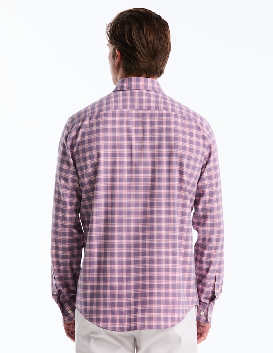 Camisa casual de algodón manga larga para hombre 2