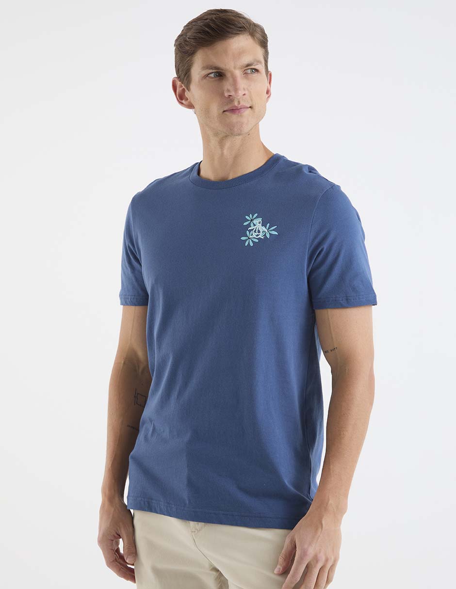 Playera cuello redondo para hombre