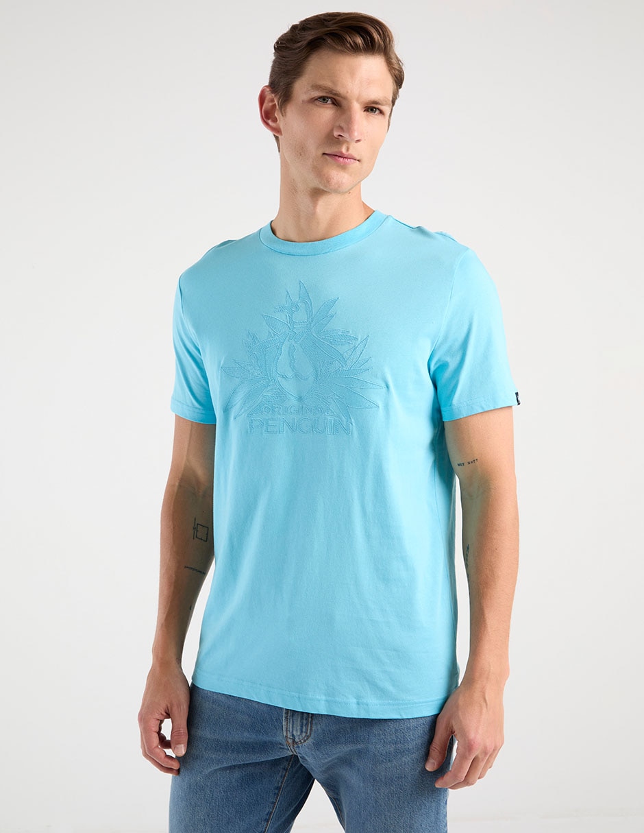 Playera cuello redondo para hombre