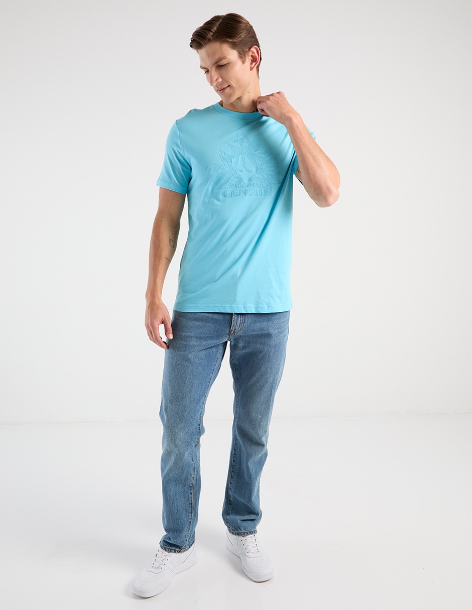 Playera cuello redondo para hombre 2