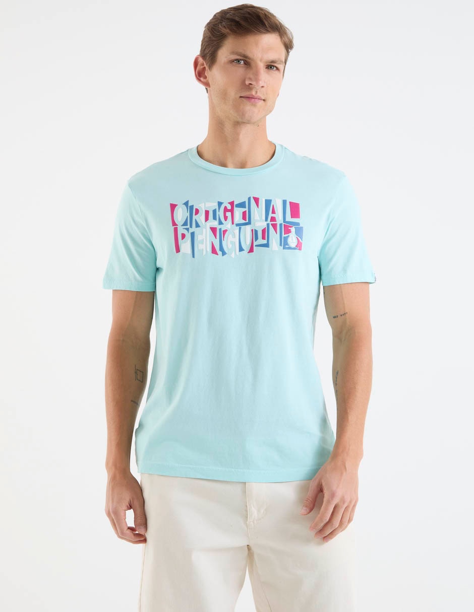 Playera cuello redondo para hombre