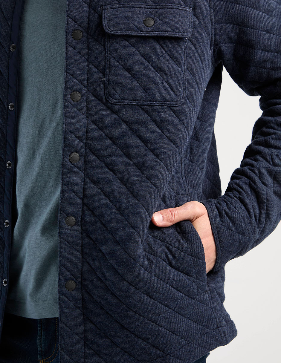 Sobrecamisa casual de algodón manga larga para hombre 5