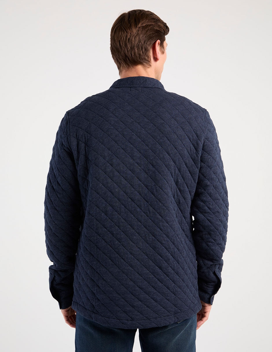 Sobrecamisa casual de algodón manga larga para hombre 6
