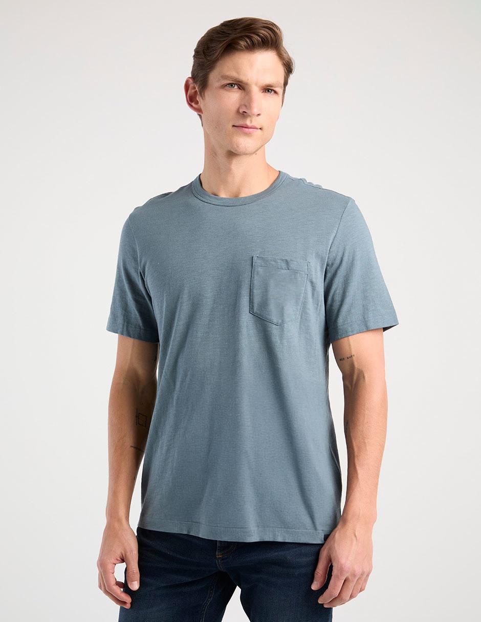 Playera cuello redondo para hombre