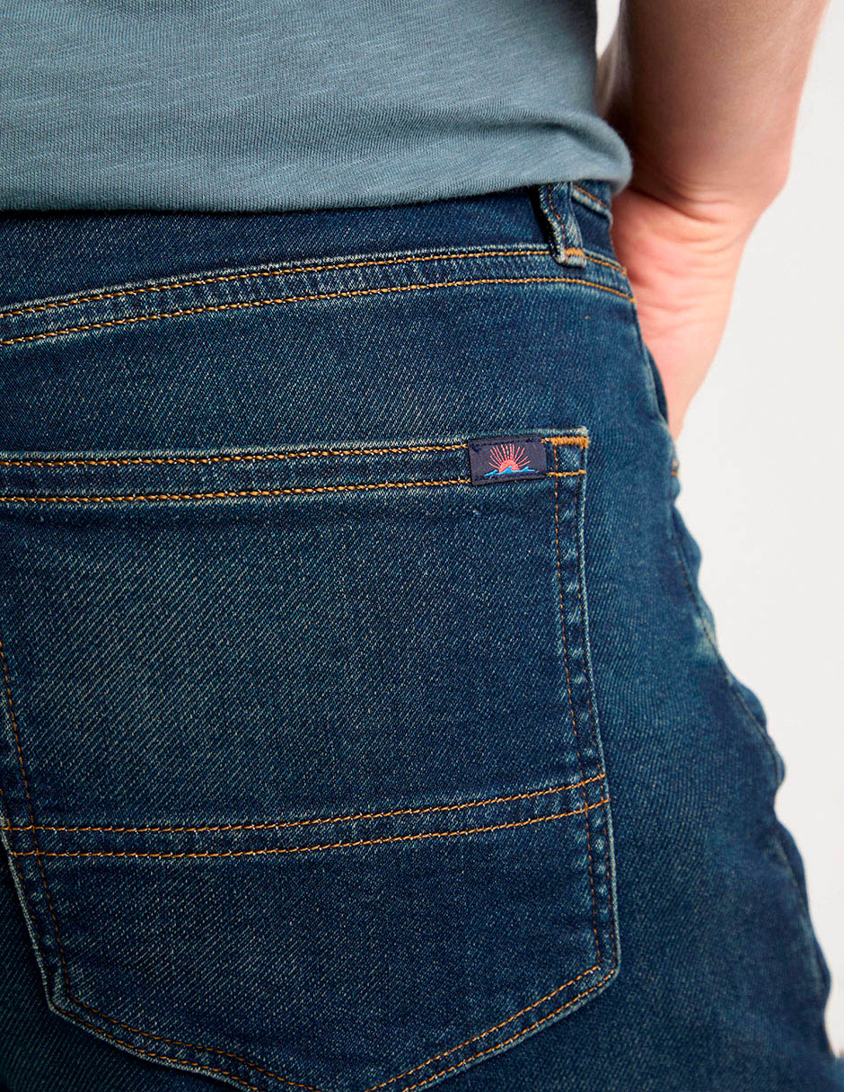 Jeans slim deslavado para hombre 5