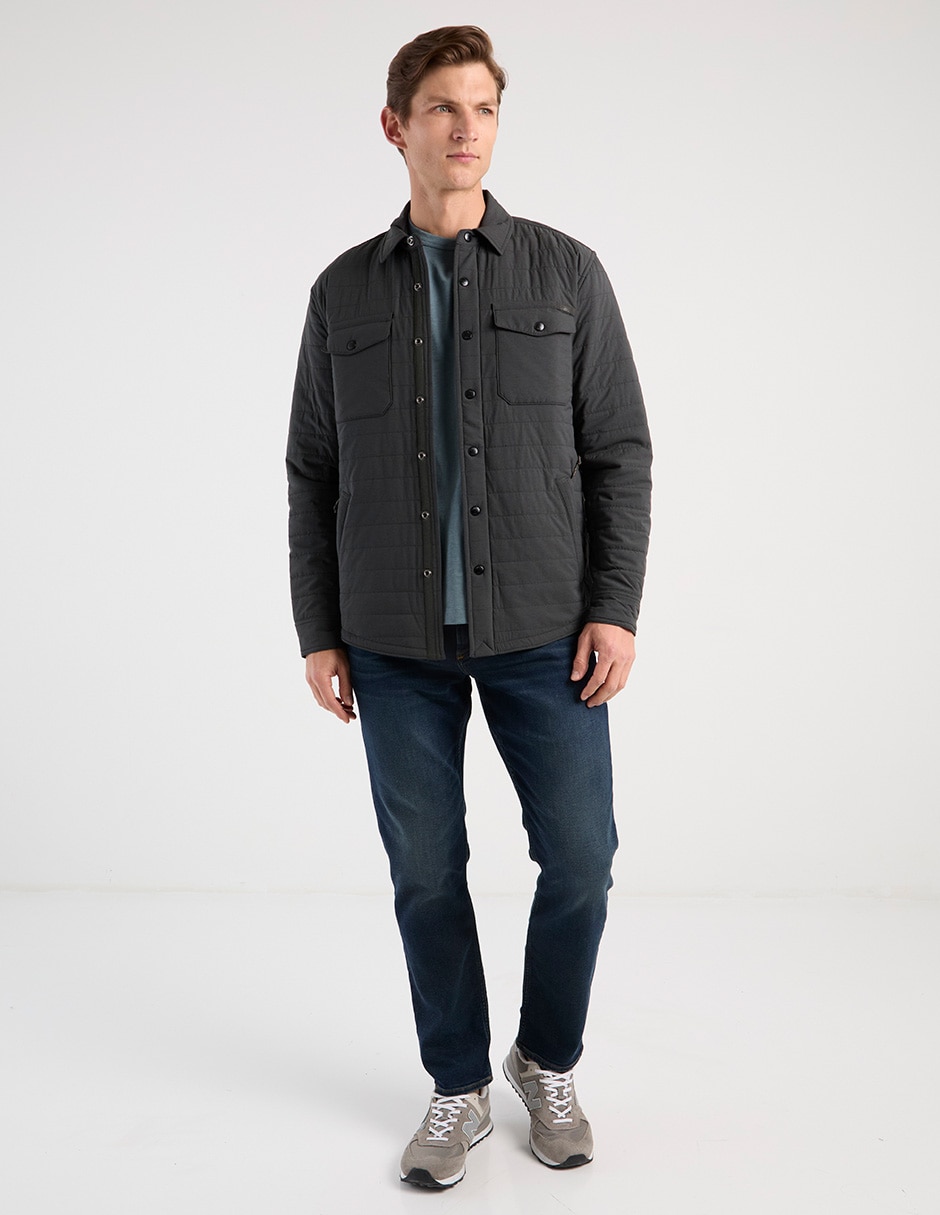 Chamarra casual con bolsillos para hombre 3