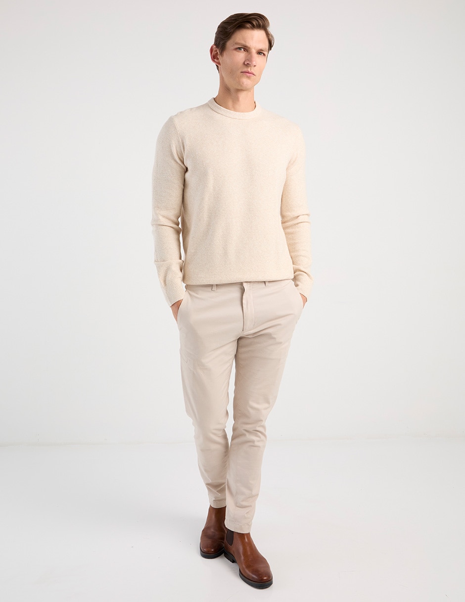 Suéter cuello redondo para hombre 2