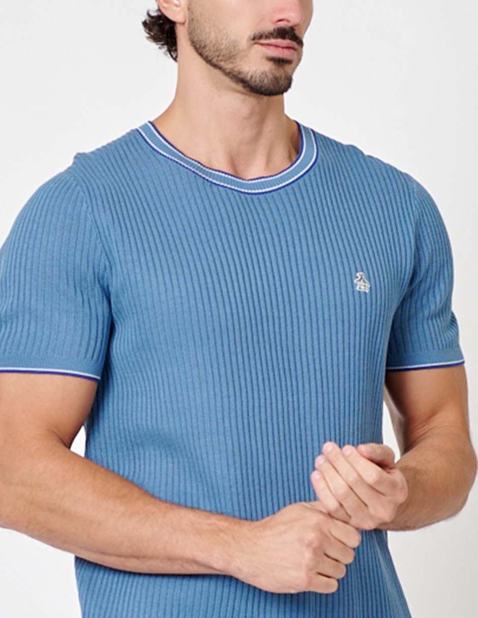 Playera cuello redondo para hombre 2
