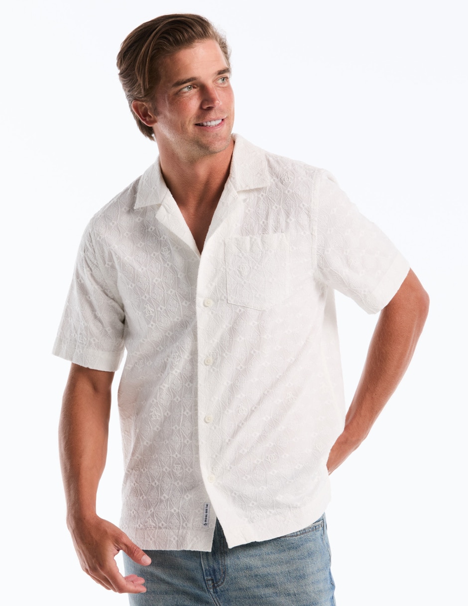 Camisa casual de algodón para hombre Camisa casual de algodón para hombre