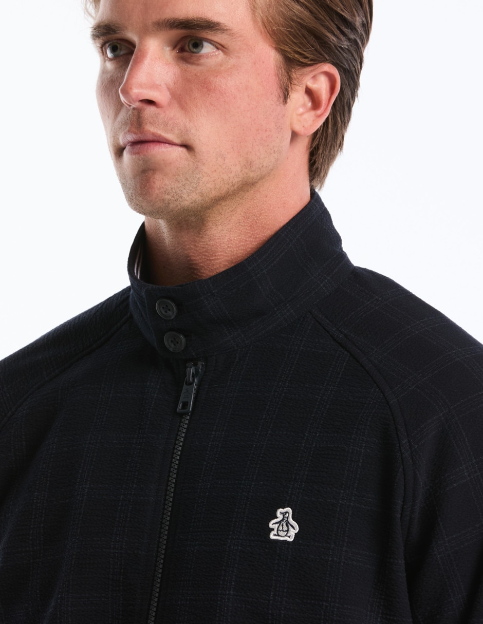 Chamarra harrington impermeable con bolsillos para hombre 3