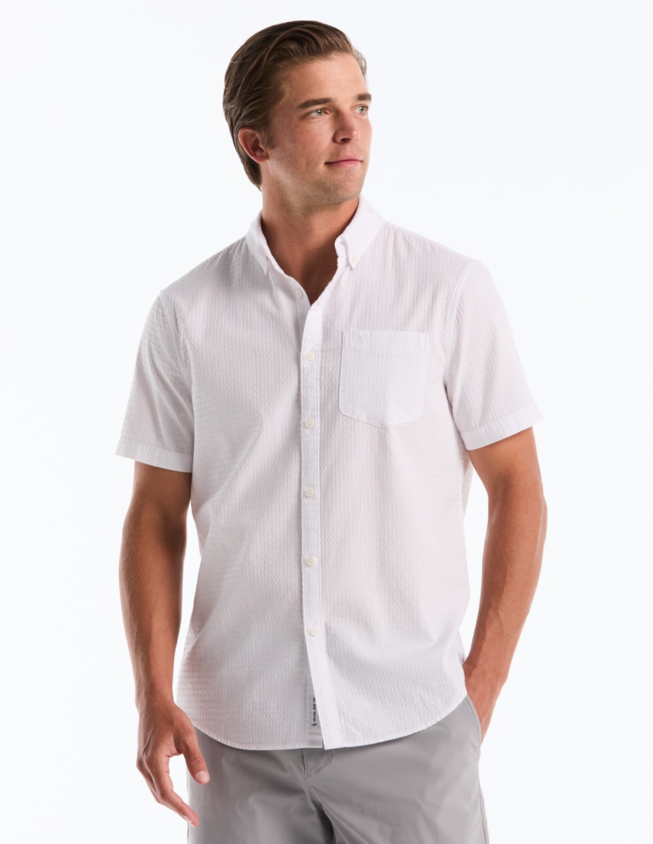 Camisa casual de algodón para hombre Camisa casual de algodón para hombre