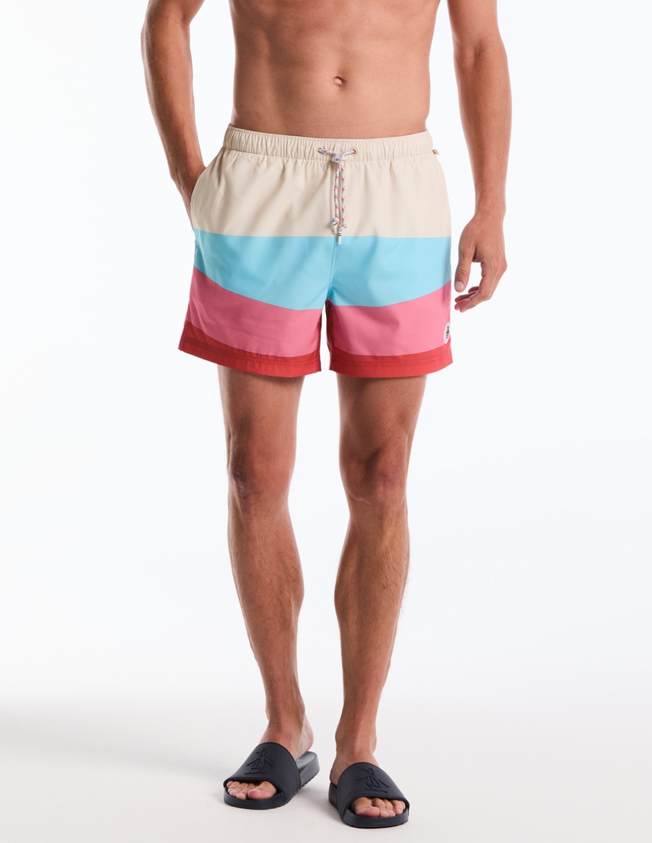 Traje de baño con bolsillos para hombre