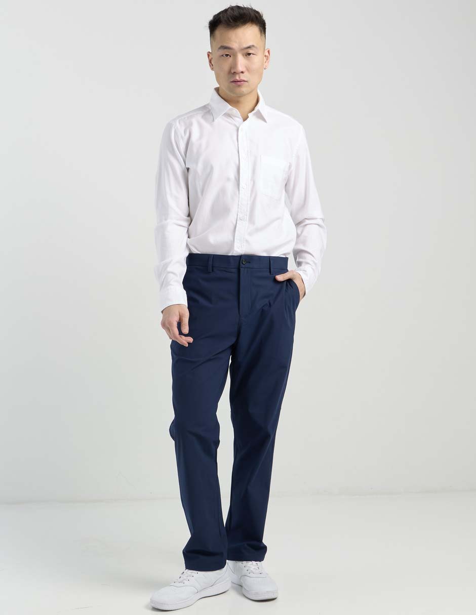 Camisa casual de algodón manga larga para hombre 2