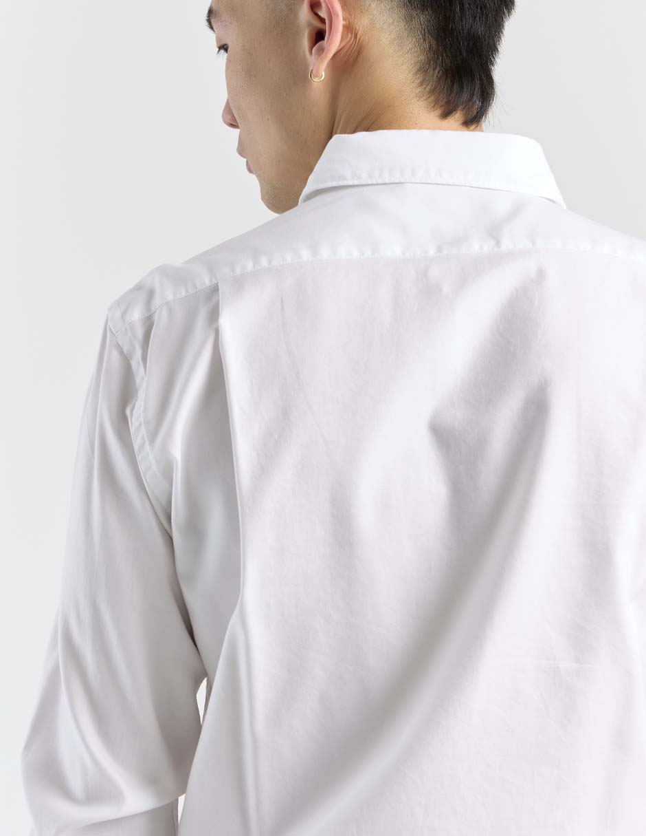 Camisa casual de algodón manga larga para hombre 5