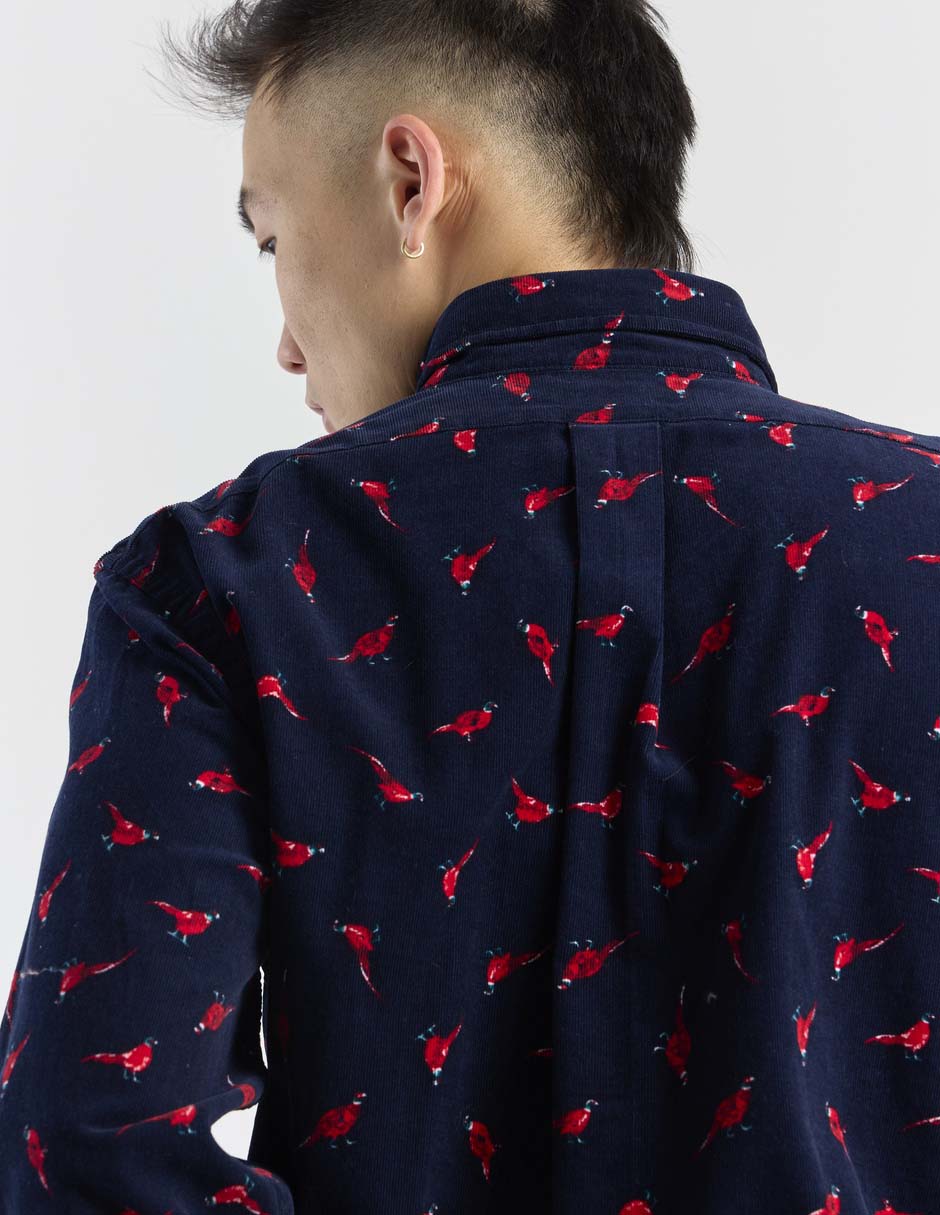 Camisa casual de algodón manga larga para hombre 5