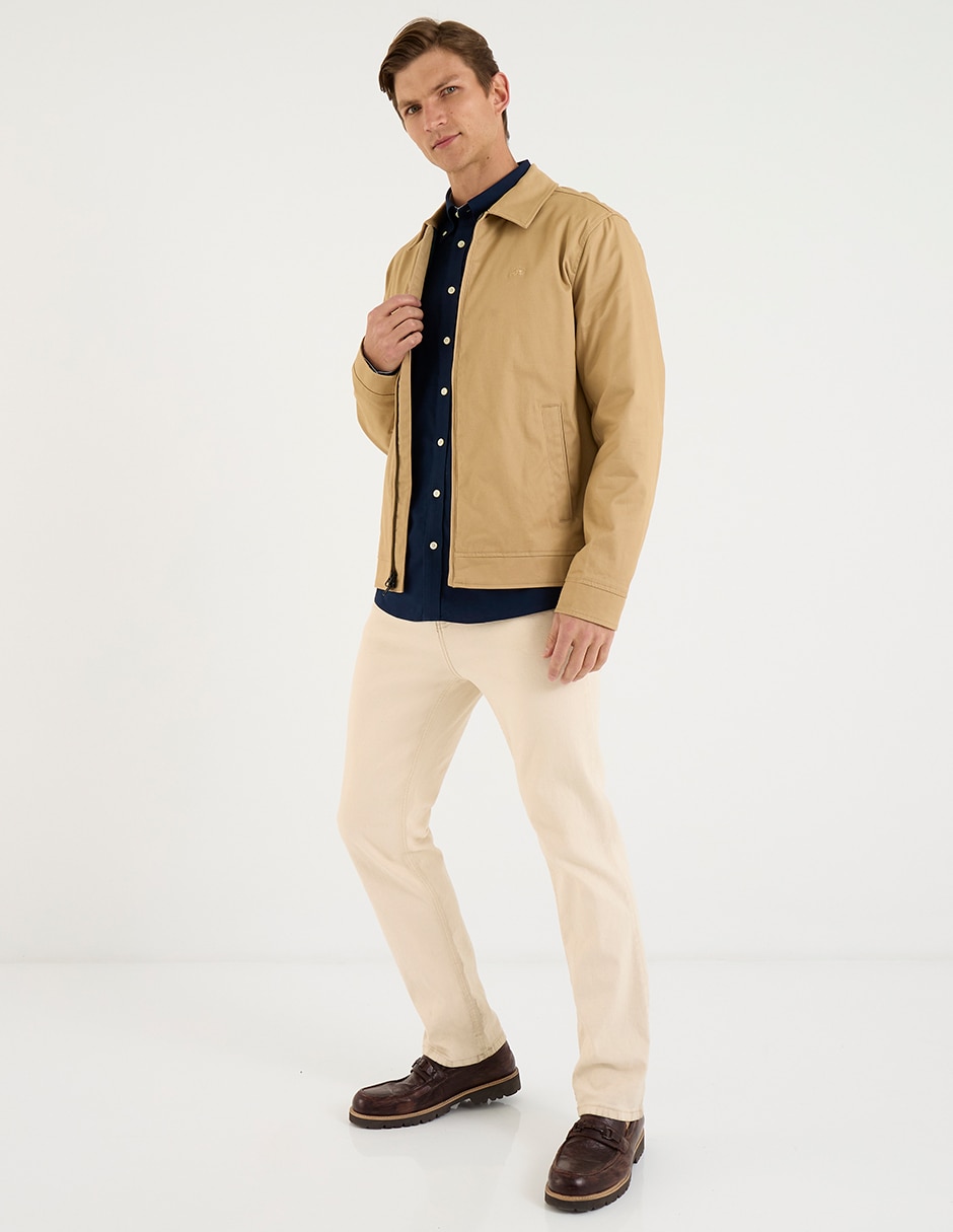 Camisa casual de algodón manga larga para hombre 3