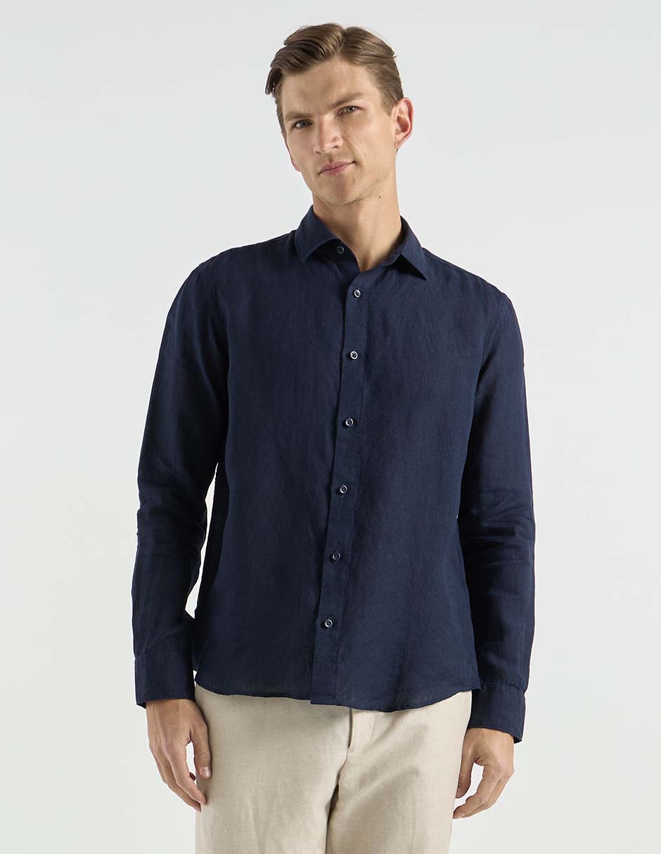 CAMISA SCAPPINO CSMO005, AZUL MARINO, XG