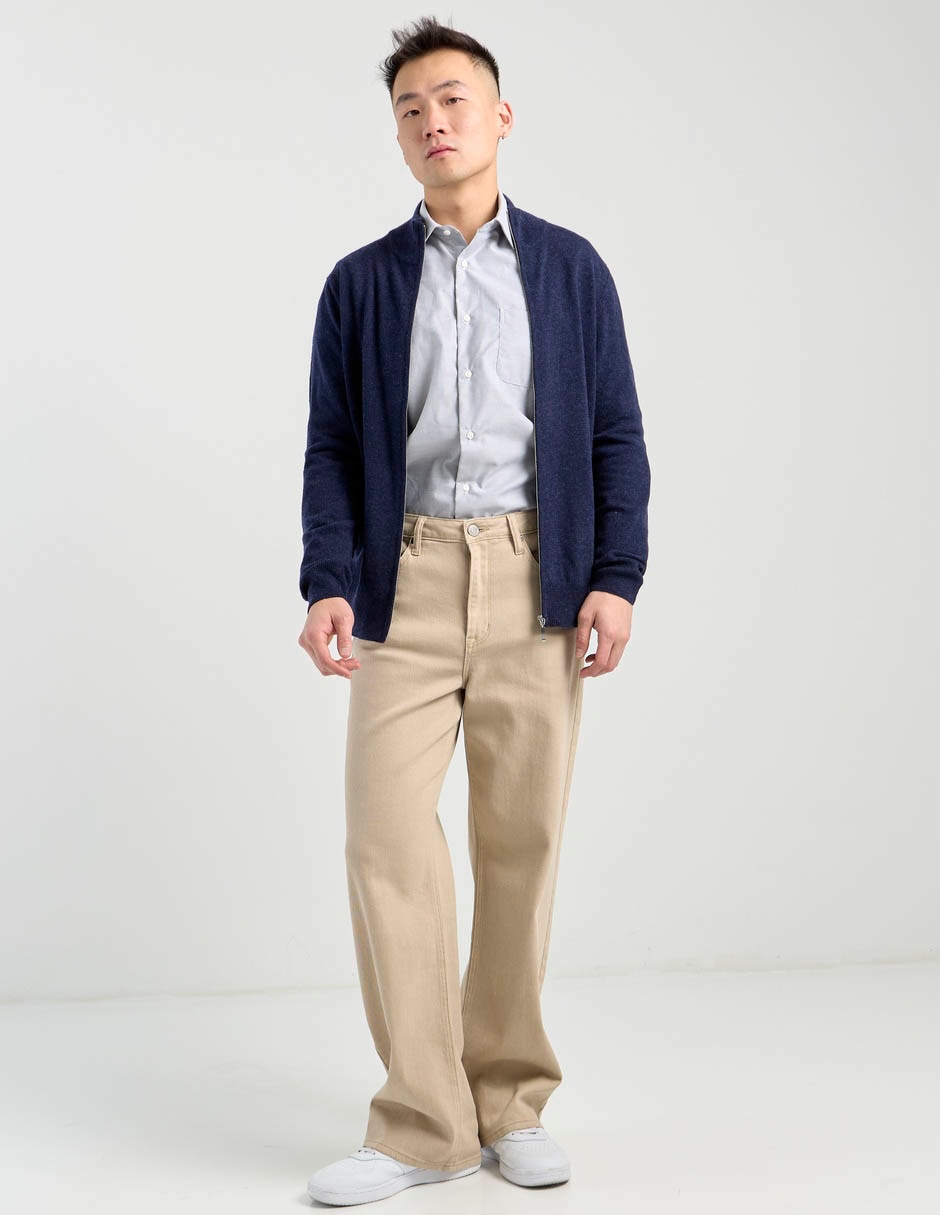 Camisa de vestir de algodón manga larga para hombre 3