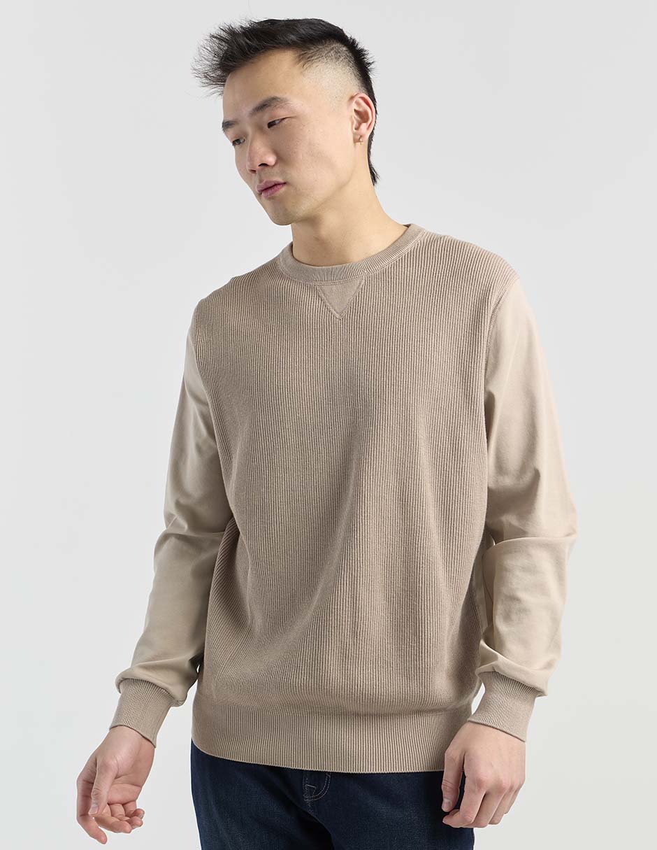 Suéter cuello redondo para hombre