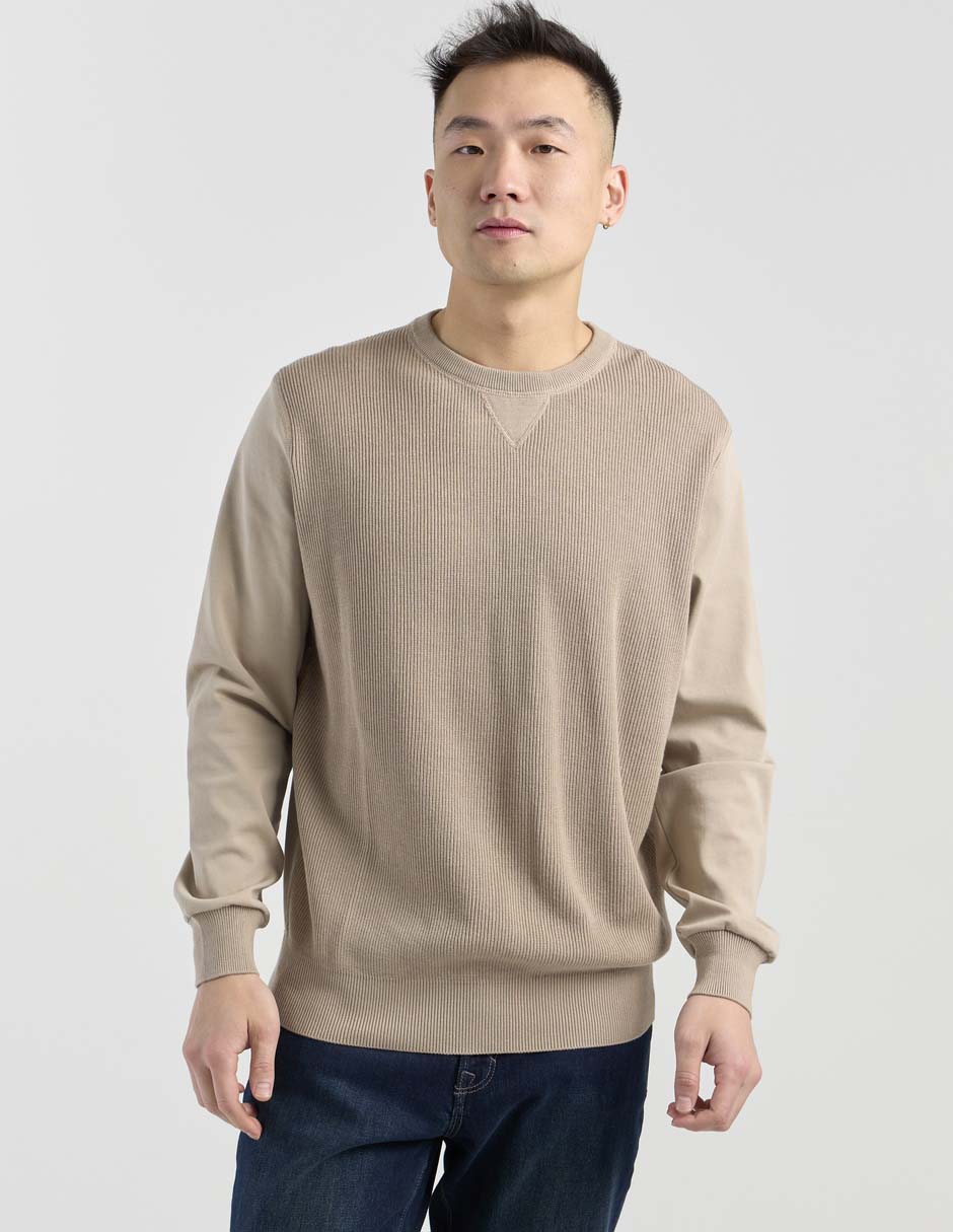 Suéter cuello redondo para hombre 2