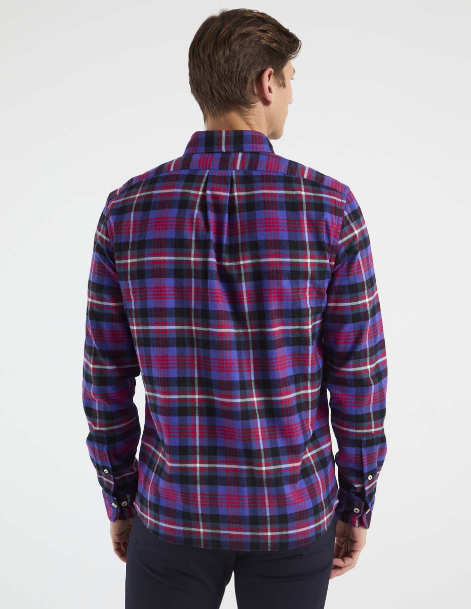 Camisa casual manga larga para hombre 2