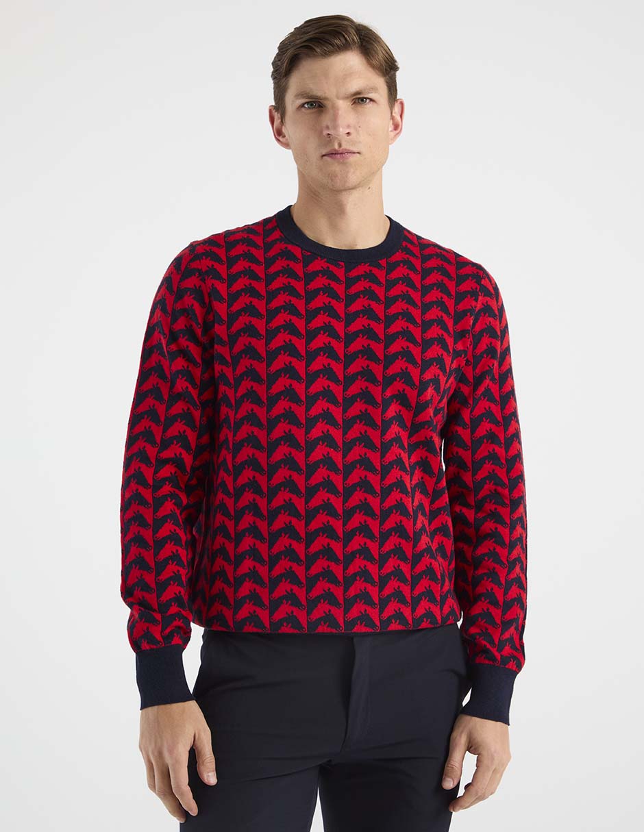 Suéter cuello redondo para hombre