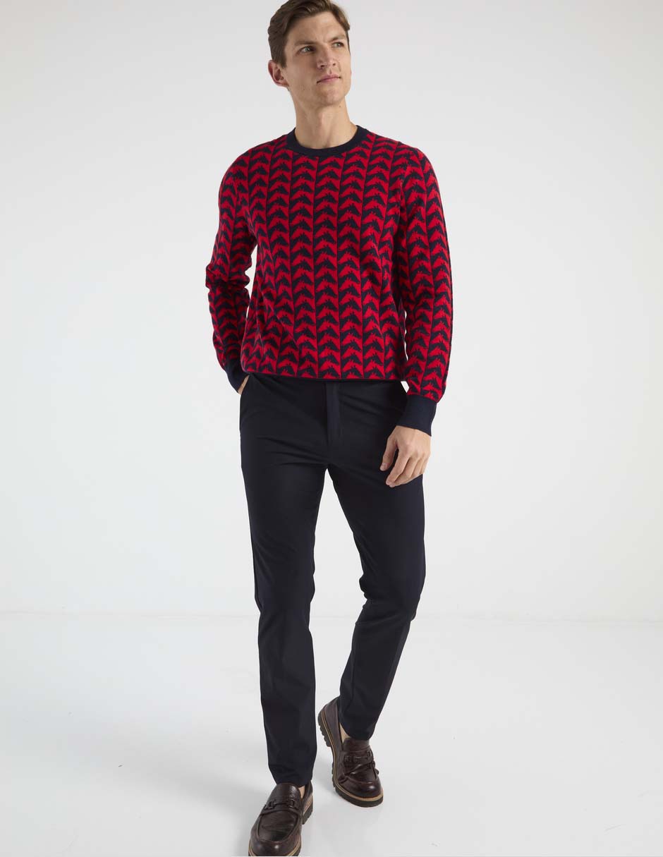 Suéter cuello redondo para hombre 3