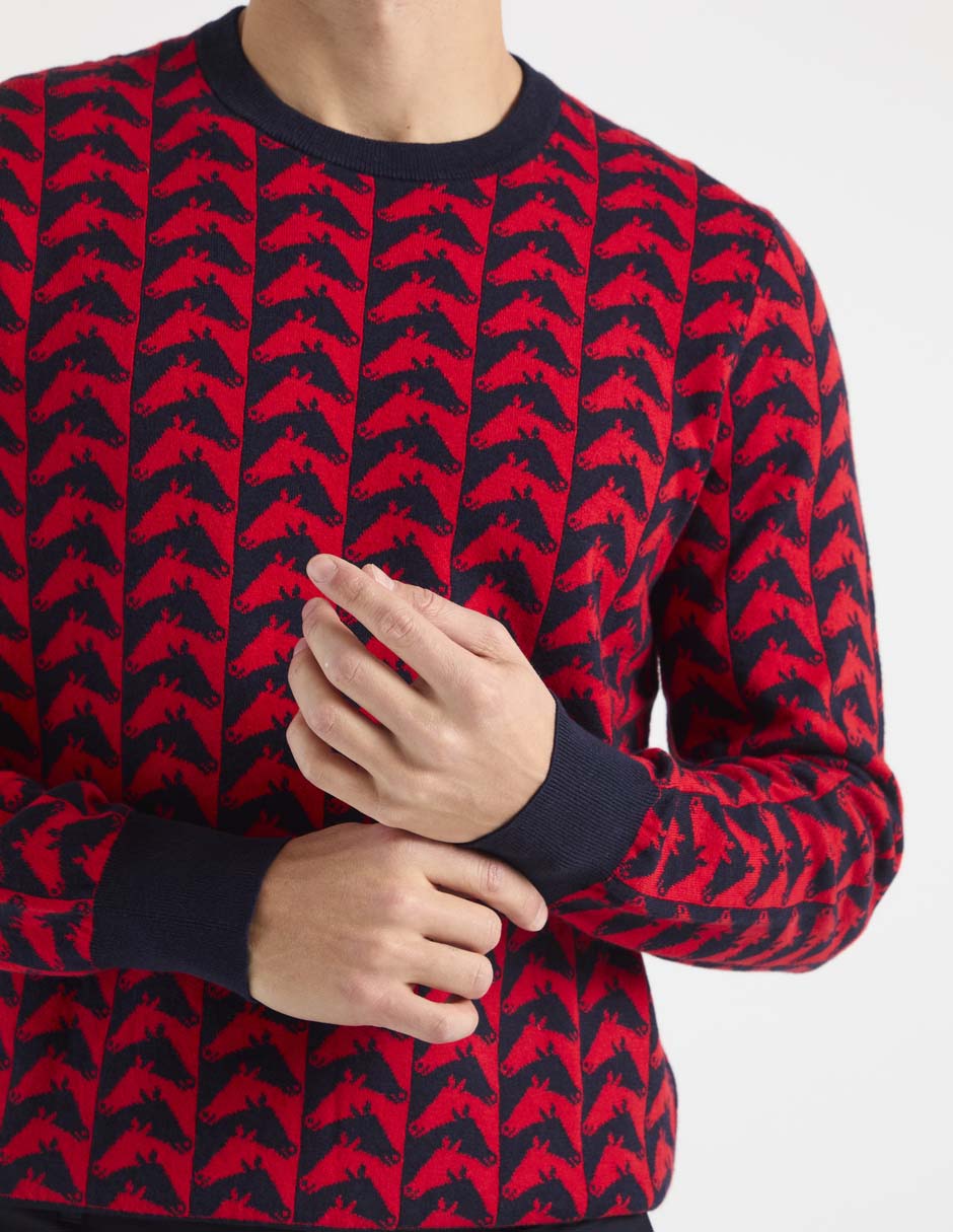 Suéter cuello redondo para hombre 4