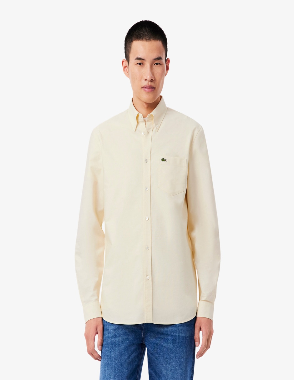 Camisa casual de algodón manga larga para hombre 3