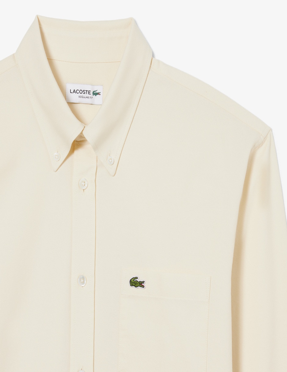 Camisa casual de algodón manga larga para hombre 6