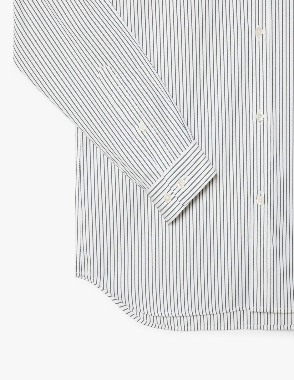 Camisa casual de algodón manga larga para hombre 4