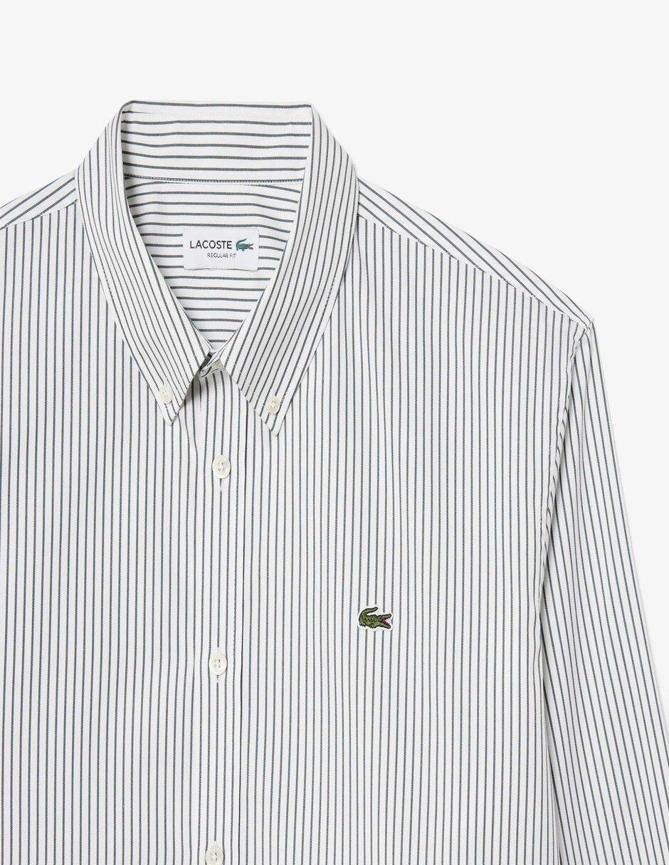 Camisa casual de algodón manga larga para hombre 5