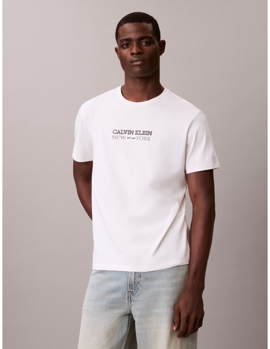 Playera cuello redondo para hombre