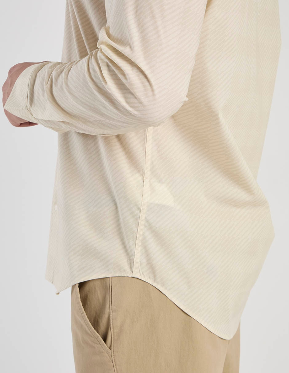 Camisa casual de algodón manga larga para hombre 5