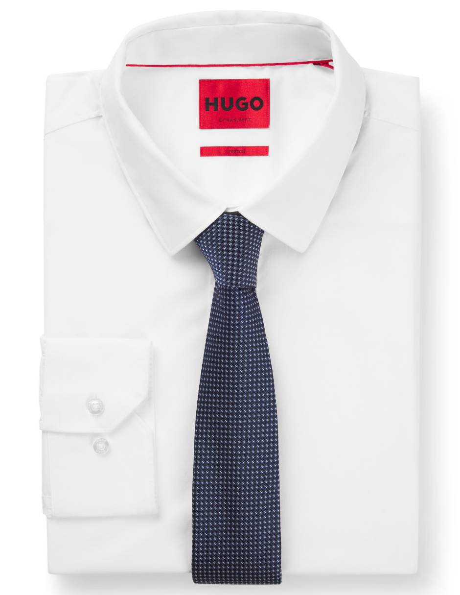 Corbata regular de seda para hombre