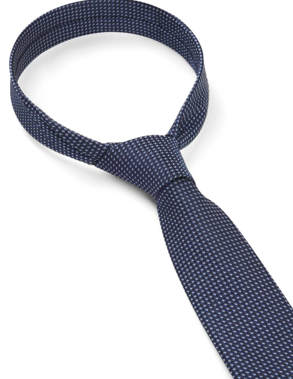 Corbata regular de seda para hombre 4
