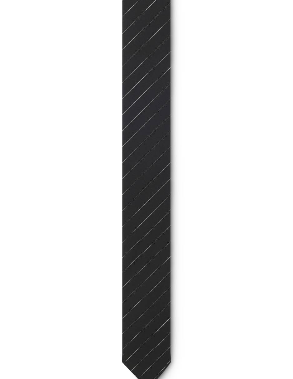 Corbata regular estampado a rayas para hombre 2