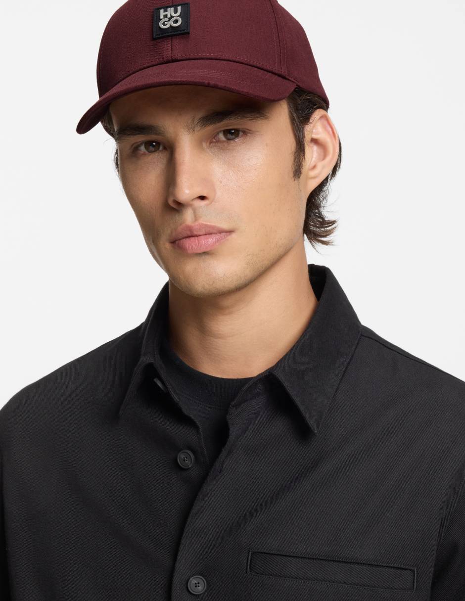 Gorra visera curva hebilla casual para hombre 4