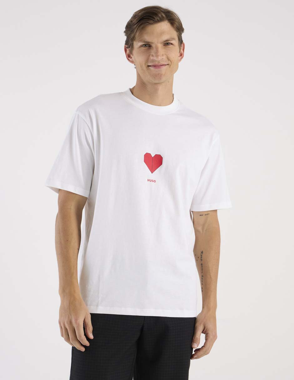 Playera cuello redondo para hombre