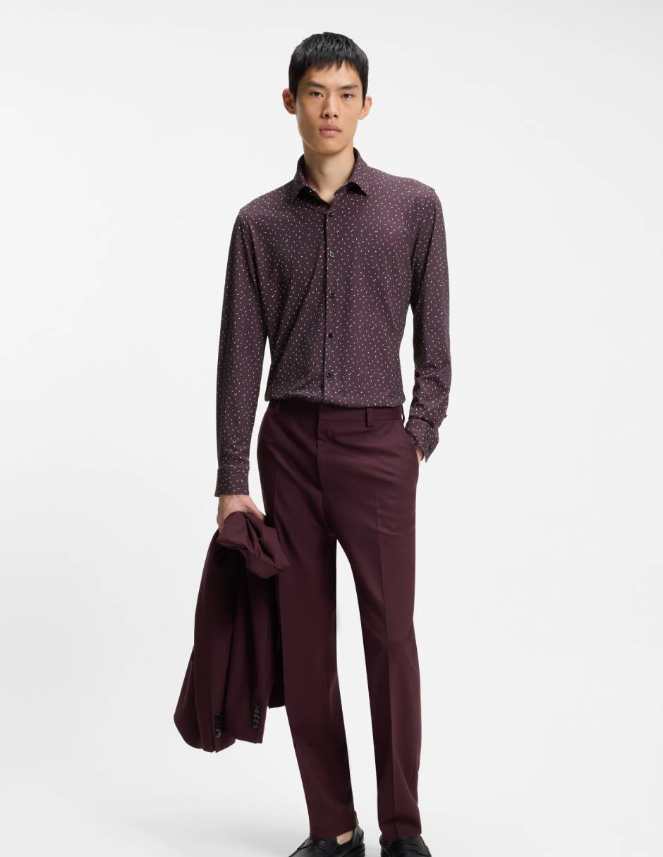 Camisa casual manga larga para hombre 3