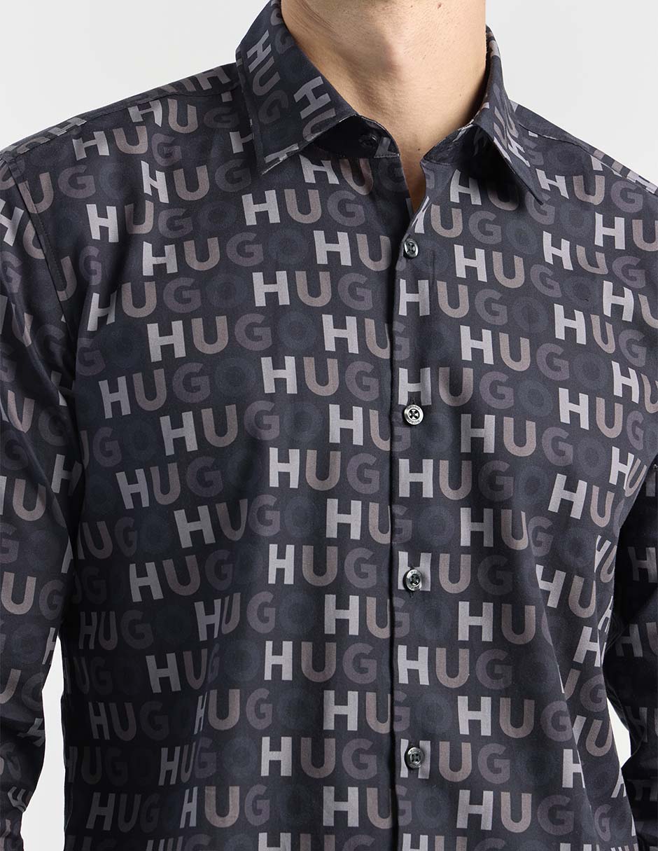 Camisa casual de algodón manga larga para hombre 4