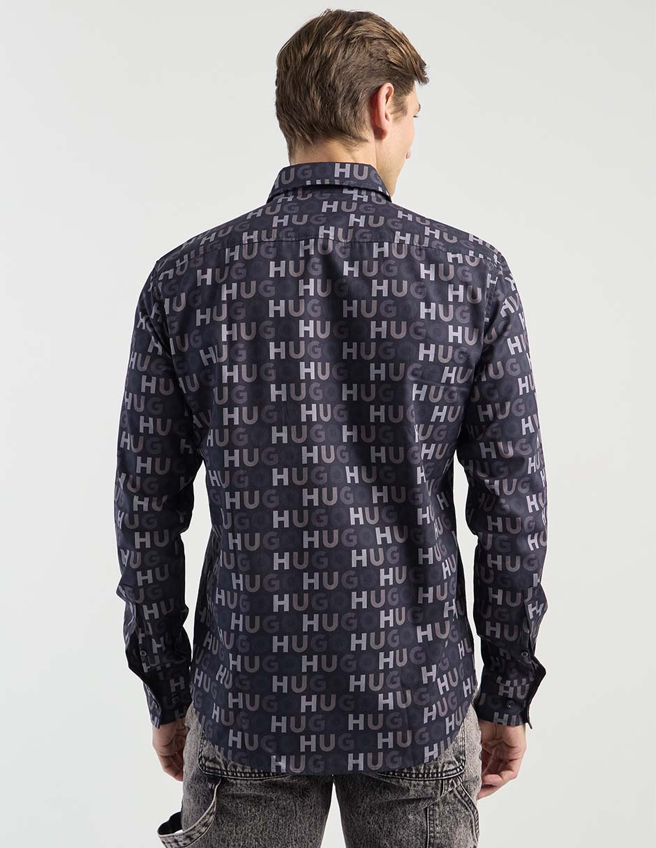 Camisa casual de algodón manga larga para hombre 6