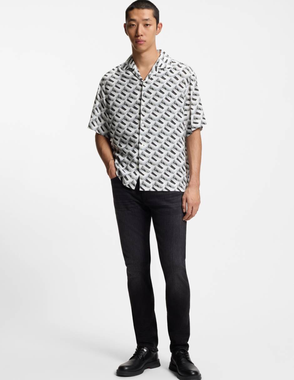 Camisa casual manga corta para hombre 3