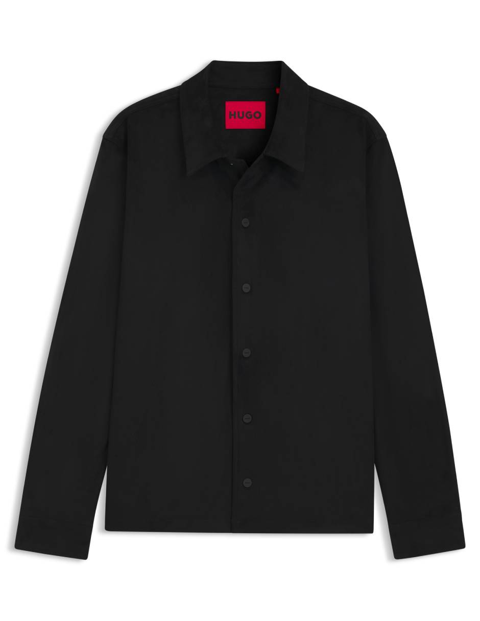 Sobrecamisa casual manga larga para hombre 2