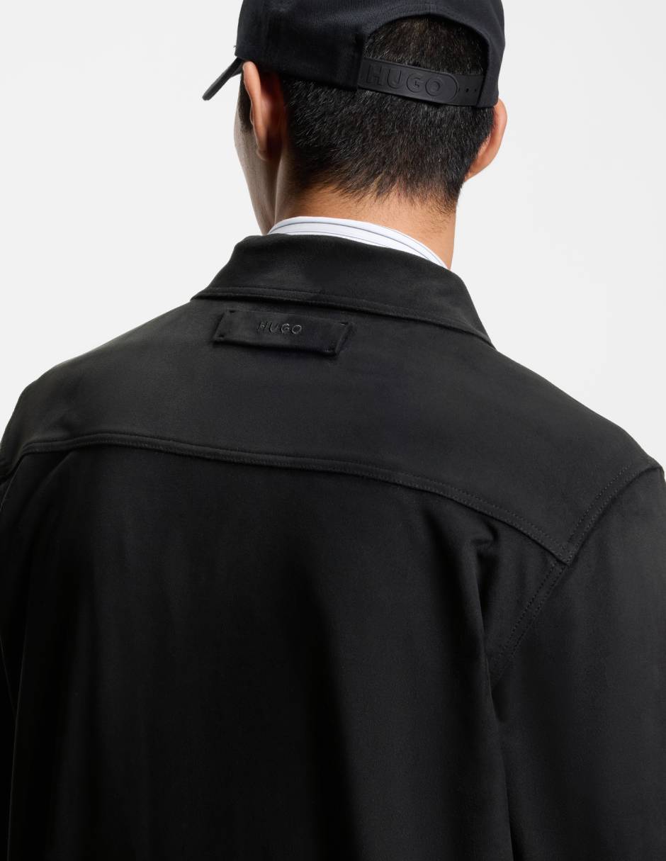Sobrecamisa casual manga larga para hombre 5
